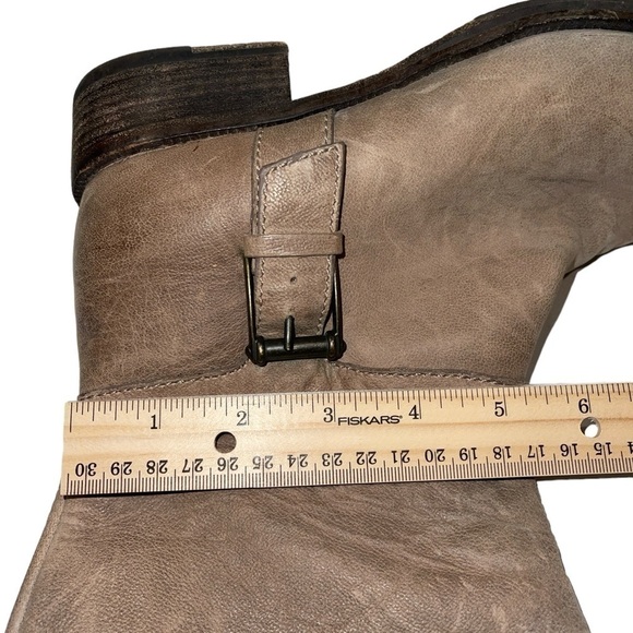 Cole Haan Women's Boots Size 7.5B Tan Suede Mid Calf Pull On Buckle Adjustable - Picture 10 of 16